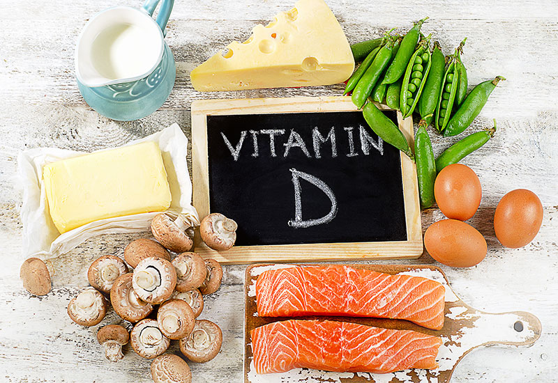 photo showing foods high in vitamin D | Georgia Dermatology Center